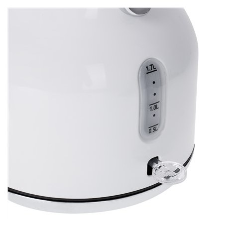 Adler | Kettle with a Thermomete | AD 1346w | Electric | 2200 W | 1.7 L | Stainless steel | 360° rotational base | White - 4